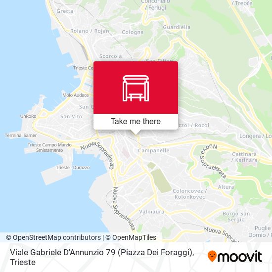 Viale Gabriele D'Annunzio 79 (Piazza Dei Foraggi) map