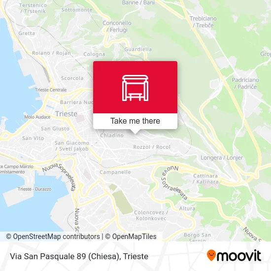 Via San Pasquale 89 (Church) map