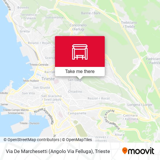 Via De Marchesetti (Angolo Via Felluga) map