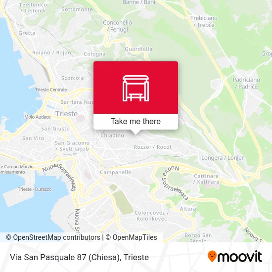 Via San Pasquale 87 (Church) map