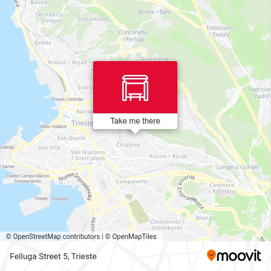 Felluga Street 5 map
