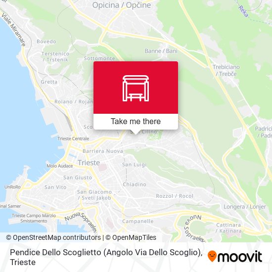 Pendice Dello Scoglietto (Angolo Via Dello Scoglio) map