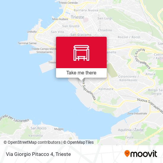 Via Giorgio Pitacco 4 map