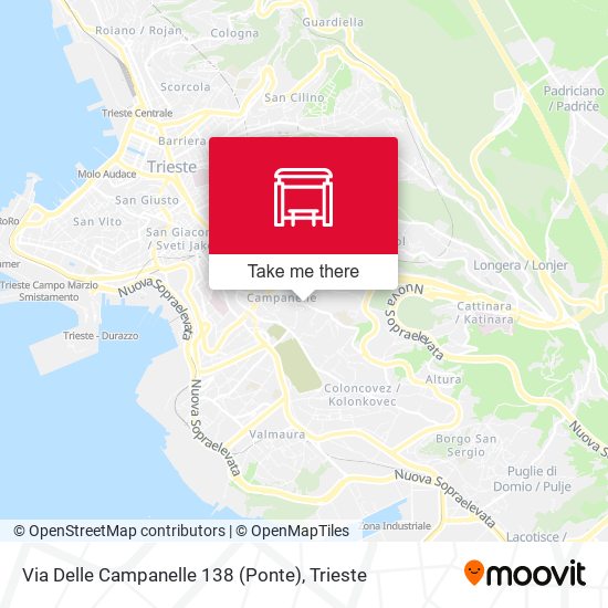Via Delle Campanelle 138 (Ponte) map