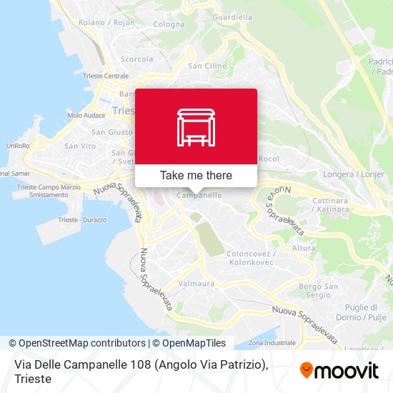 Via Delle Campanelle 108 (Angolo Via Patrizio) map