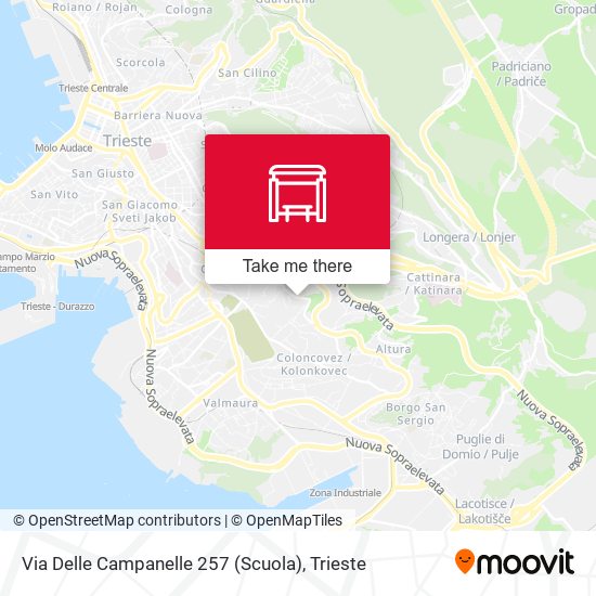 Via Delle Campanelle 257 (Scuola) map