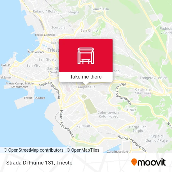 Strada Di Fiume 131 map