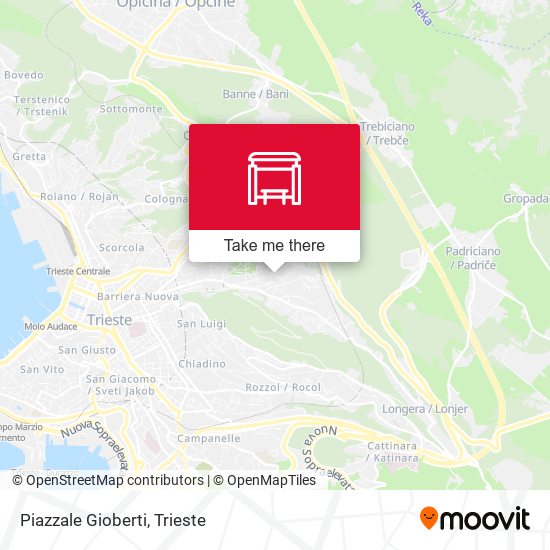 Piazzale Gioberti map