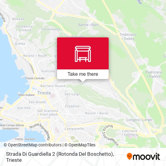 Strada Di Guardiella 2 (Rotonda Del Boschetto) map