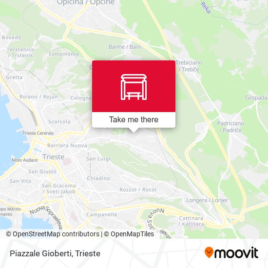 Piazzale Gioberti map