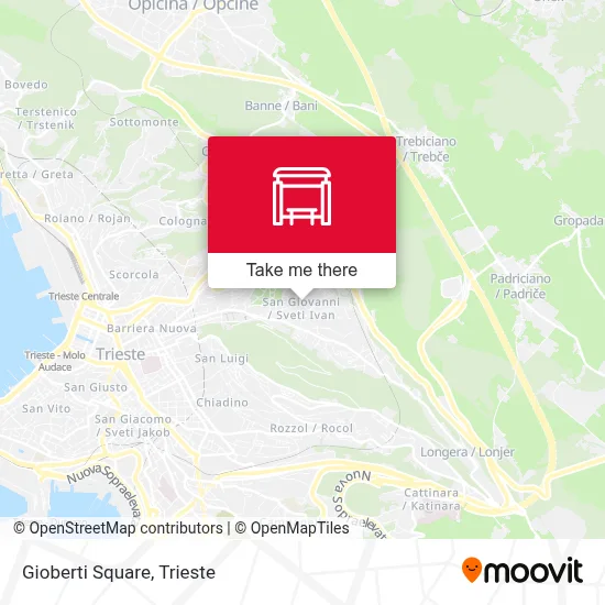 Gioberti Square map