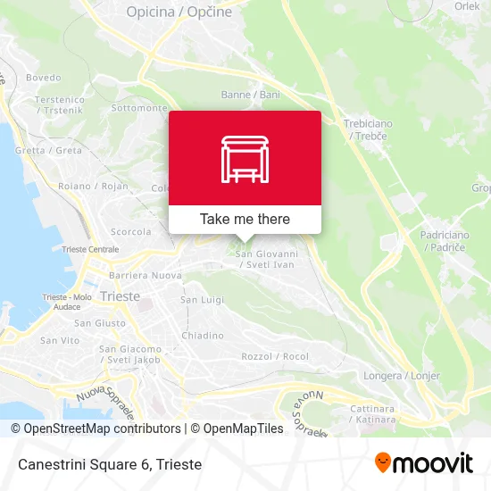 Canestrini Square 6 map