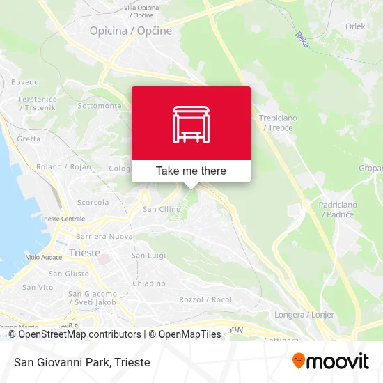 San Giovanni Park map