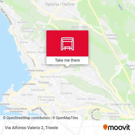 Via Alfonso Valerio 2 map