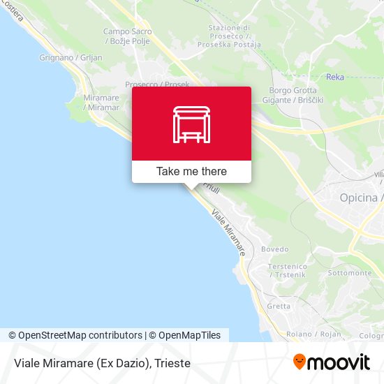 Viale Miramare (Ex Dazio) map