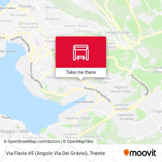 Via Flavia 45 (Angolo Via Dei Gravisi) map