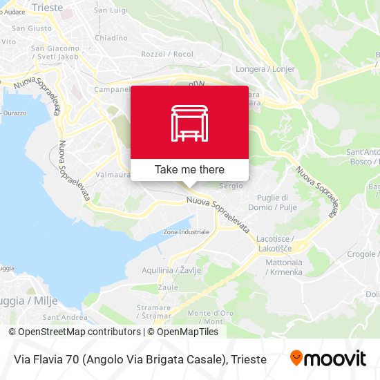Via Flavia 70 (Angolo Via Brigata Casale) map