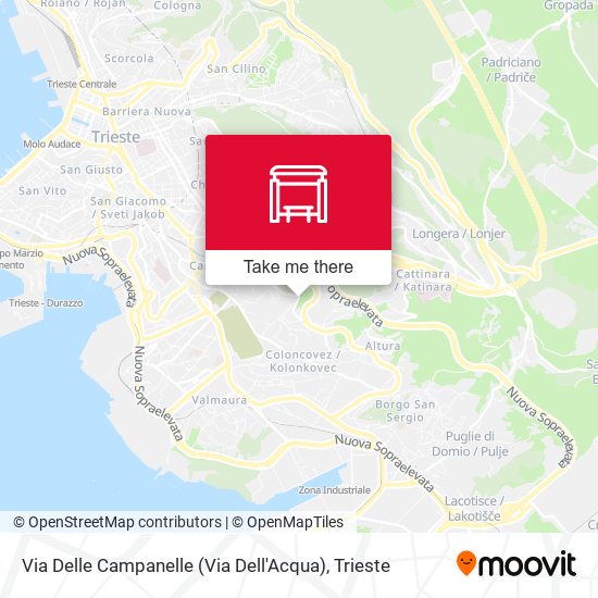 Via Delle Campanelle (Via Dell'Acqua) map