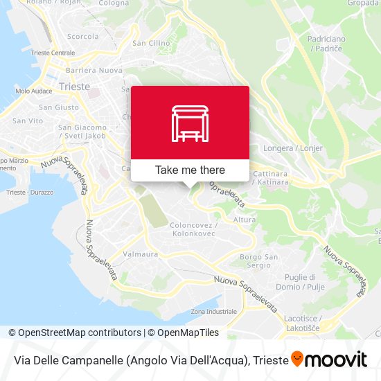 Via Delle Campanelle (Angolo Via Dell'Acqua) map
