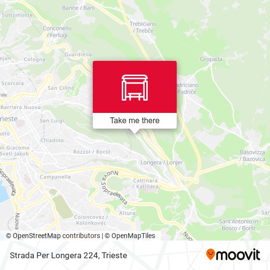 Strada Per Longera 224 map