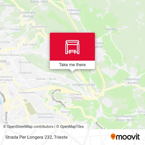 Longera Road 232 map