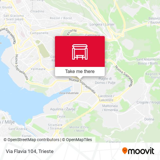 Via Flavia 104 map