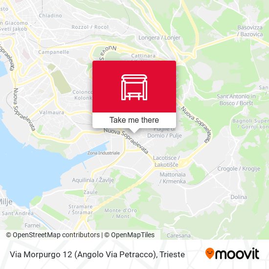 Via Morpurgo 12 (Angolo Via Petracco) map