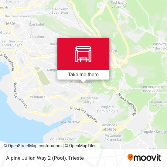 Alpine Julian Way 2 (Pool) map