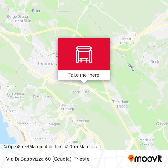 Via Di Basovizza 60 (Scuola) map