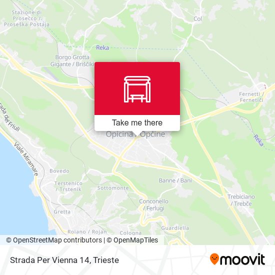 Strada Per Vienna 14 map