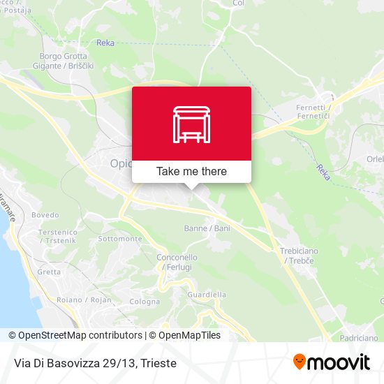 Via Di Basovizza 29/13 map