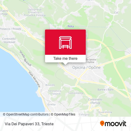 Via Dei Papaveri 33 map
