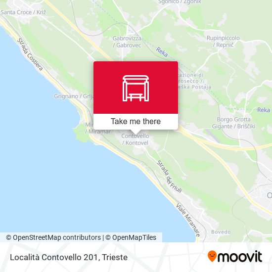 Località Contovello 201 map