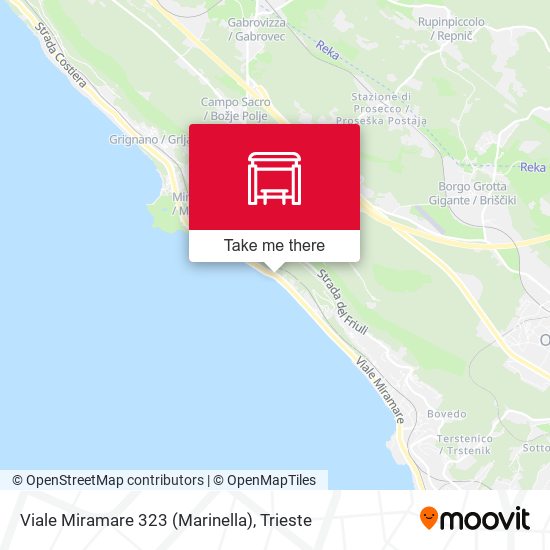Viale Miramare 323 (Marinella) map