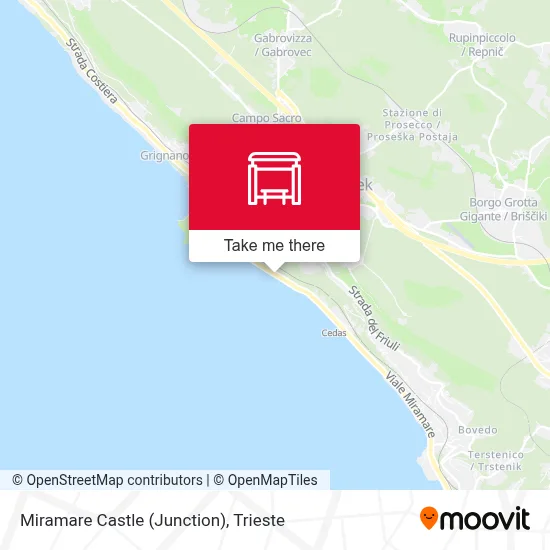 Miramare Castle (Junction) map