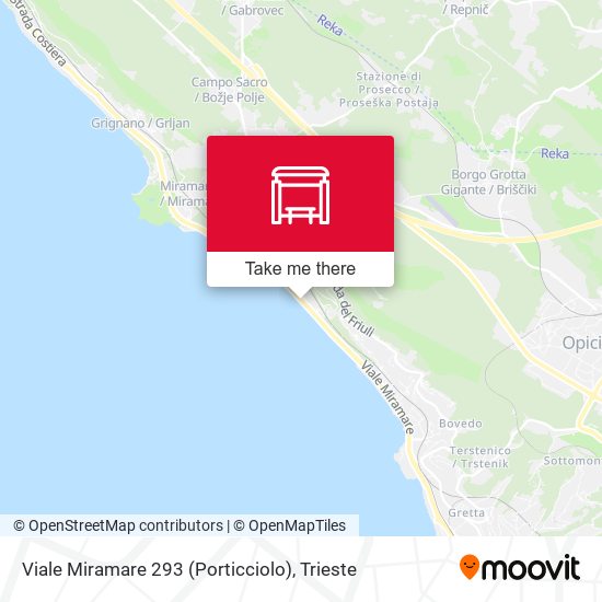 Viale Miramare 293 (Porticciolo) map