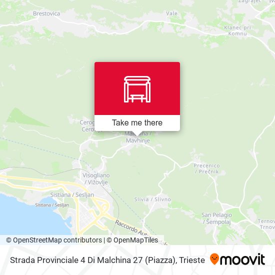 Strada Provinciale 4 Di Malchina 27 (Piazza) map