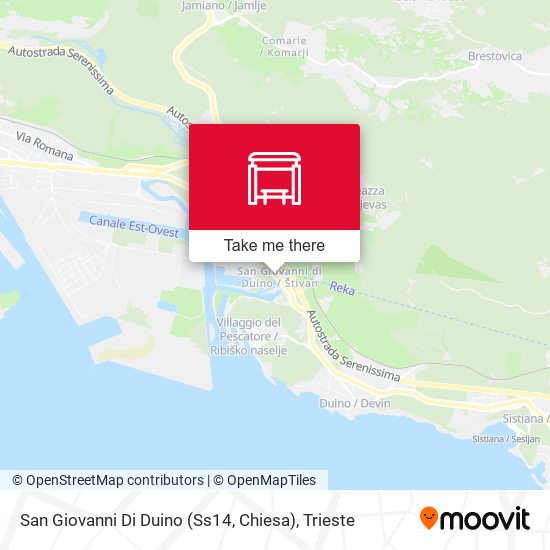 San Giovanni Di Duino (Ss14, Chiesa) map