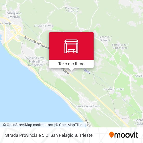 Strada Provinciale 5 Di San Pelagio 8 map