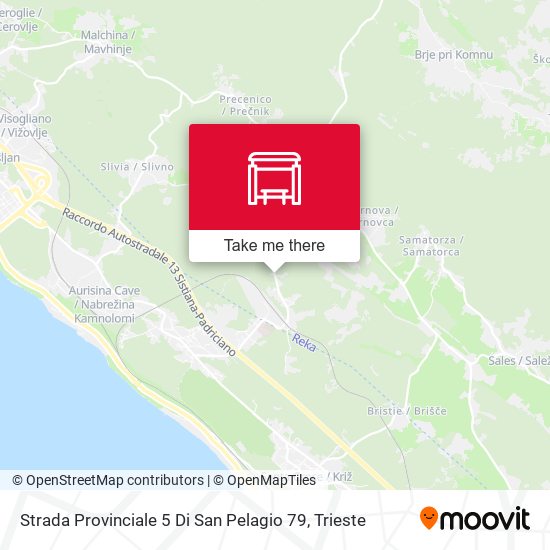 Strada Provinciale 5 Di San Pelagio 79 map