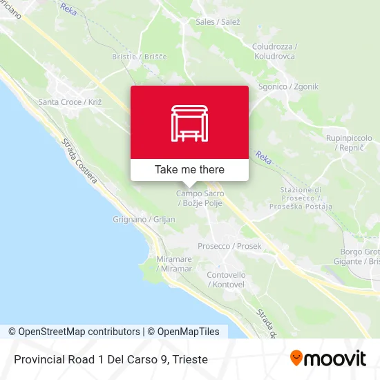 Provincial Road 1 Del Carso 9 map