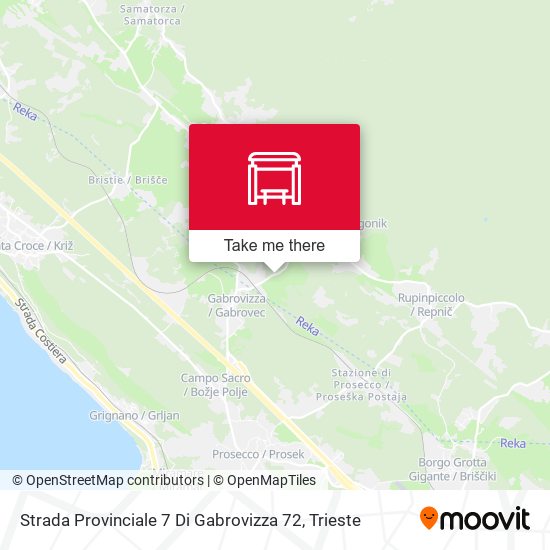 Strada Provinciale 7 Di Gabrovizza 72 map