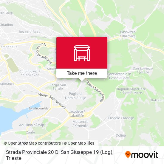 Strada Provinciale 20 Di San Giuseppe 19 (Log) map