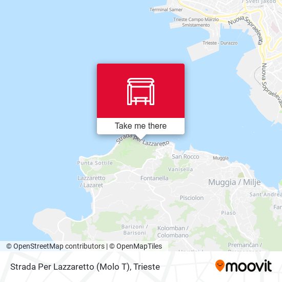 Strada Per Lazzaretto (Molo T) map