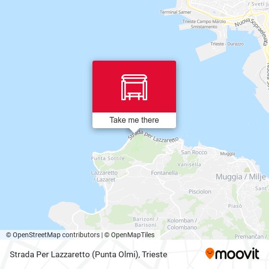 Strada Per Lazzaretto (Punta Olmi) map