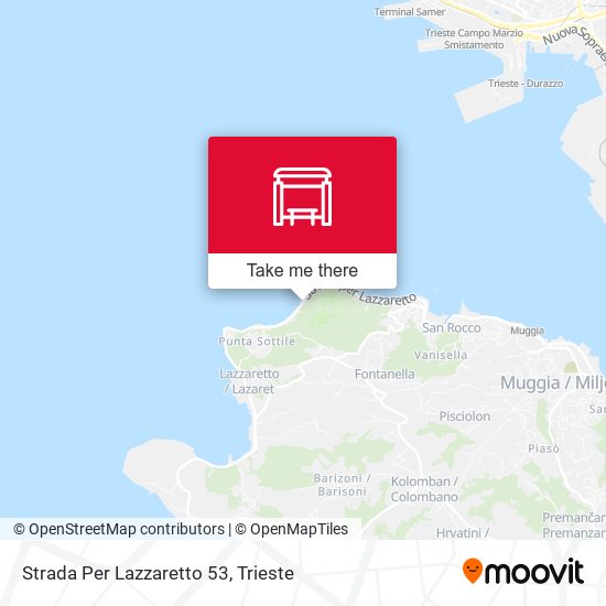 Strada Per Lazzaretto 53 map
