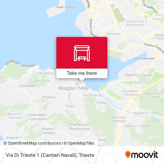 Via Di Trieste 1 (Cantieri Navali) map