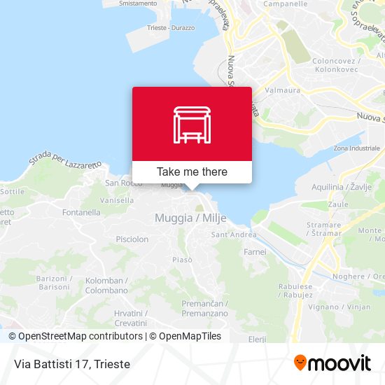 Via Battisti 17 map