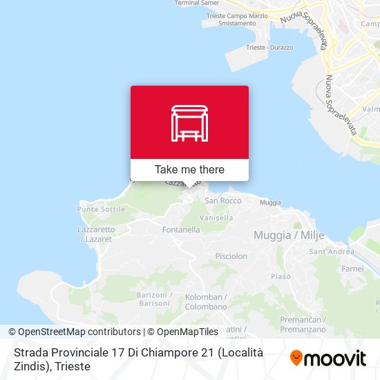 Strada Provinciale 17 Di Chiampore 21 (Località Zindis) map