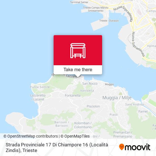 Strada Provinciale 17 Di Chiampore 16 (Località Zindis) map